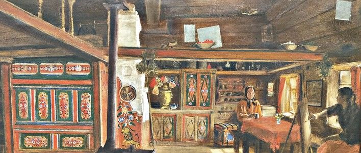 На выставке в доме-музее Хохрякова представлены произведения вятских мастеров 